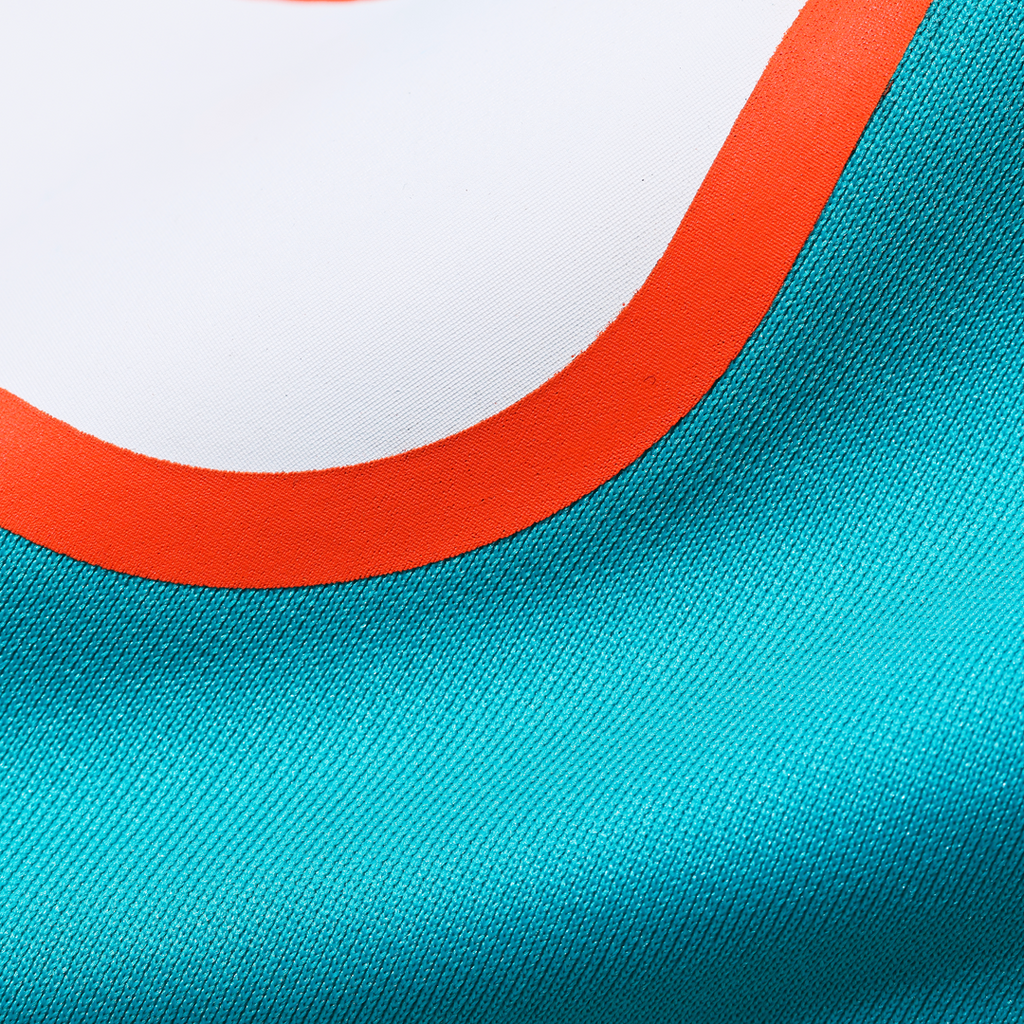 Miami Dolphins Rashard Lawrence Nike Aqua Team Game Jersey product image 5, provided for visual reference and product detail