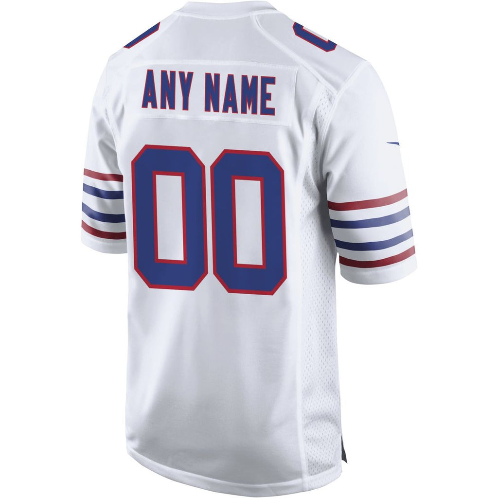 Buffalo Bills Nike White Alternate Custom Game Jersey product image 3, provided for visual reference and product detail