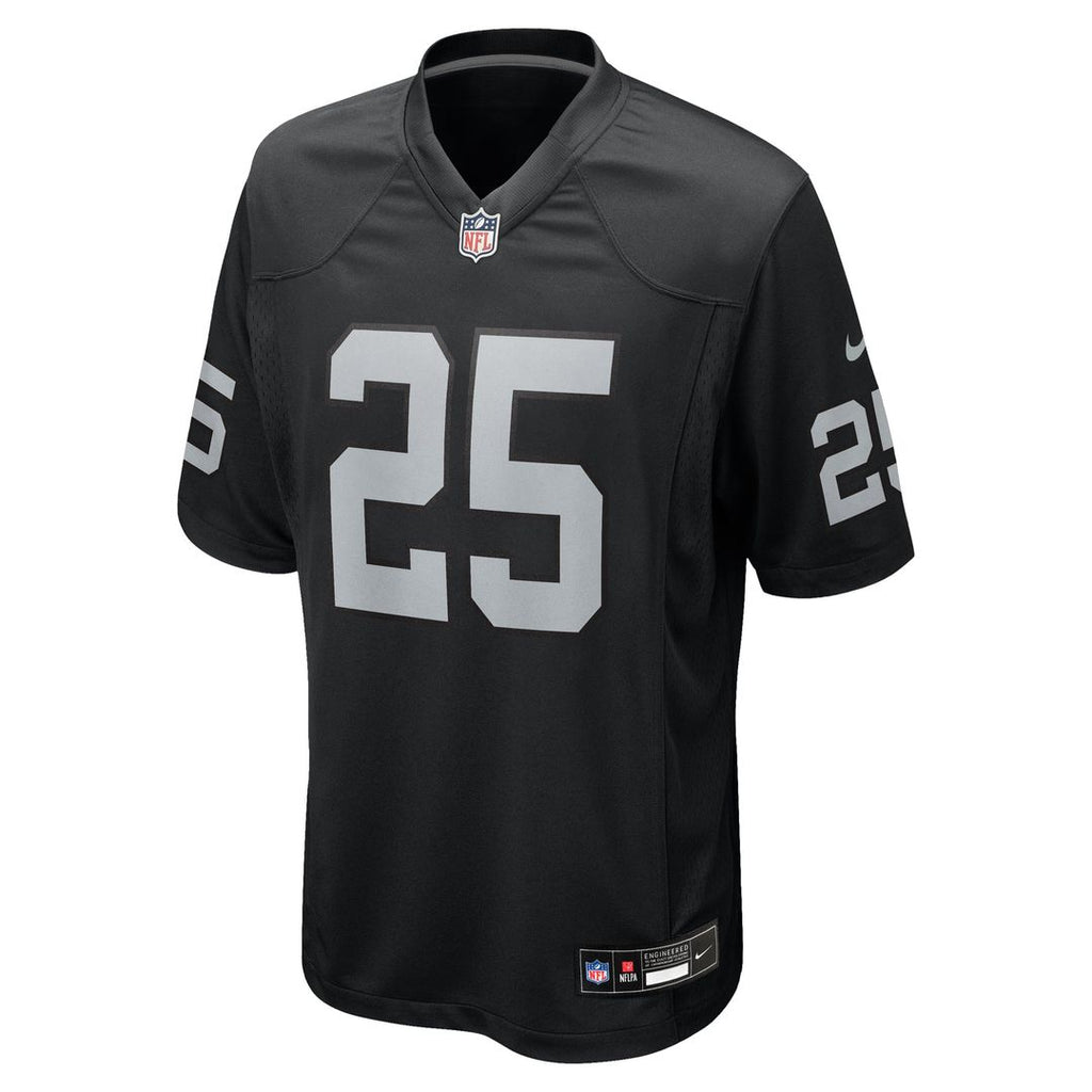 Las Vegas Raiders Fred Biletnikoff Nike Black Game Retired Player Jersey product image 2, provided for visual reference and