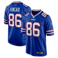 Buffalo Bills Dalton Kincaid Nike Royal Game Jersey product image 1, provided for visual reference and product detail review