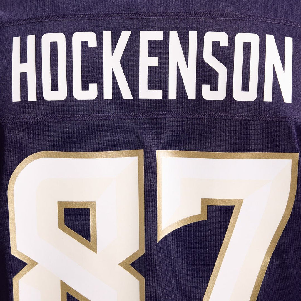 Minnesota Vikings T.J. Hockenson Nike Purple 2026 Rivalries Collection Game Jersey product image 17, provided for visual