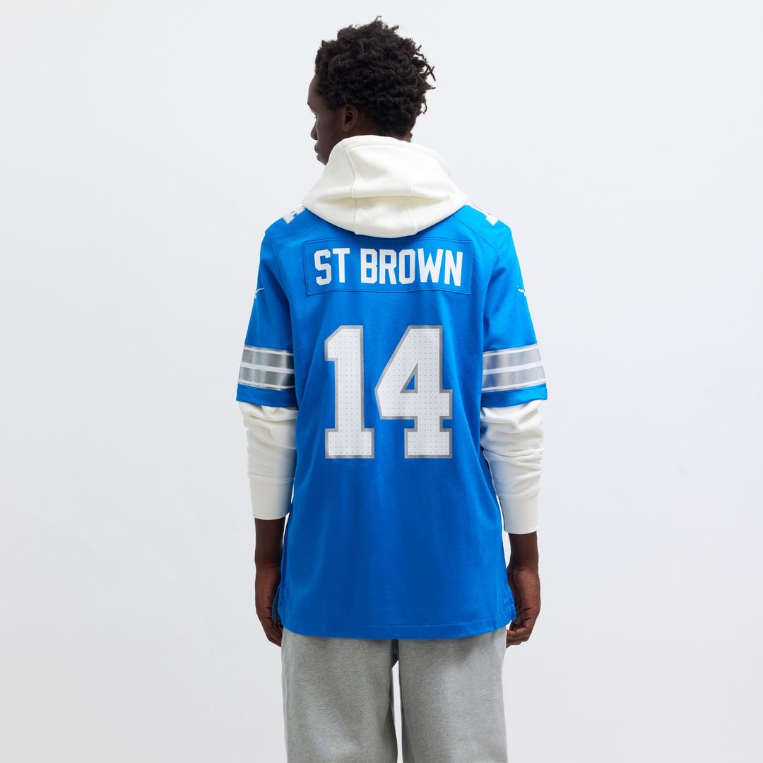 Detroit Lions Amon-Ra St. Brown Nike Black 2nd Alternate Game Jersey product image 17, provided for visual reference and