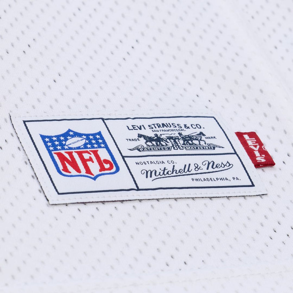 Unisex San Francisco 49ers Joe Montana Mitchell & Ness x Levi's White Legacy Jersey product image 5, provided for visual