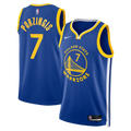 Golden State Warriors Nike Icon Edition Swingman Jersey - Royal - Kristaps Porziņģis - Unisex product image 1, provided for