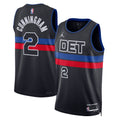Detroit Pistons Jordan Statement Edition Swingman Jersey - Blue - Cade Cunningham - Unisex product image 1, provided for