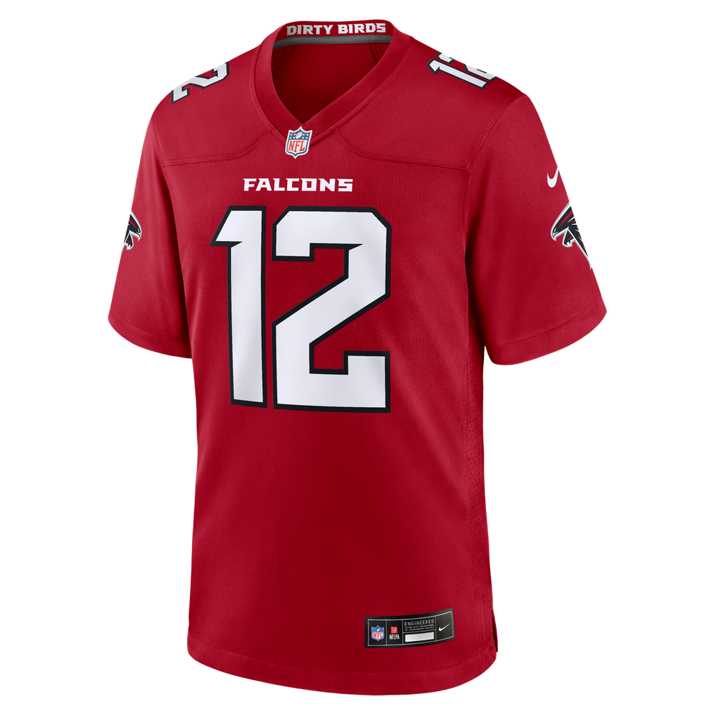 Atlanta Falcons Avieon Terrell Nike Red Game Jersey product image 2, provided for visual reference and product detail review