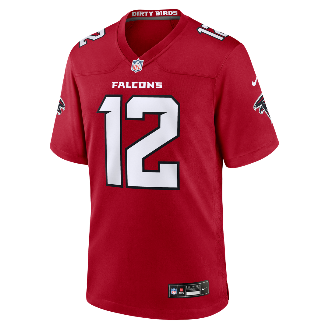 Atlanta Falcons Avieon Terrell Nike Red Game Jersey product image 2, provided for visual reference and product detail review
