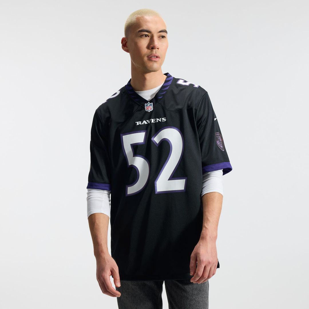 Baltimore Ravens Ray Lewis Nike Black Alternate Retired Player Game Jersey product image 2, provided for visual reference