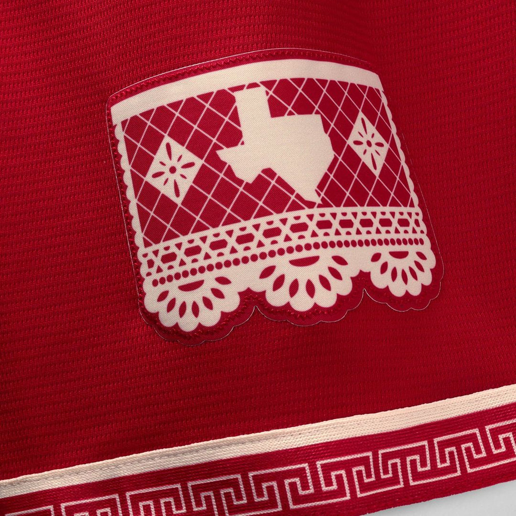 Texas Rangers Jacob deGrom Nike Red 2026 City Connect Stadium Jersey product image 7, provided for visual reference and