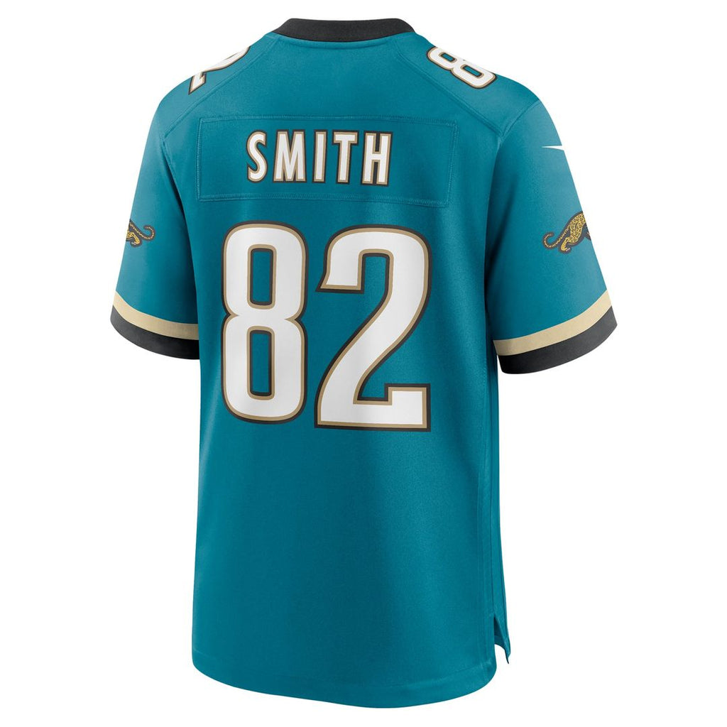 Jacksonville Jaguars Jimmy Smith Nike Teal Retired Player Alternate Game Jersey product image 3, provided for visual