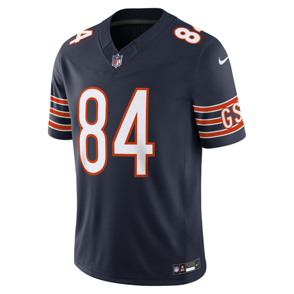 Chicago Bears Colston Loveland Nike Navy Team Vapor F.U.S.E. Stitched Limited Jersey product image 2, provided for visual