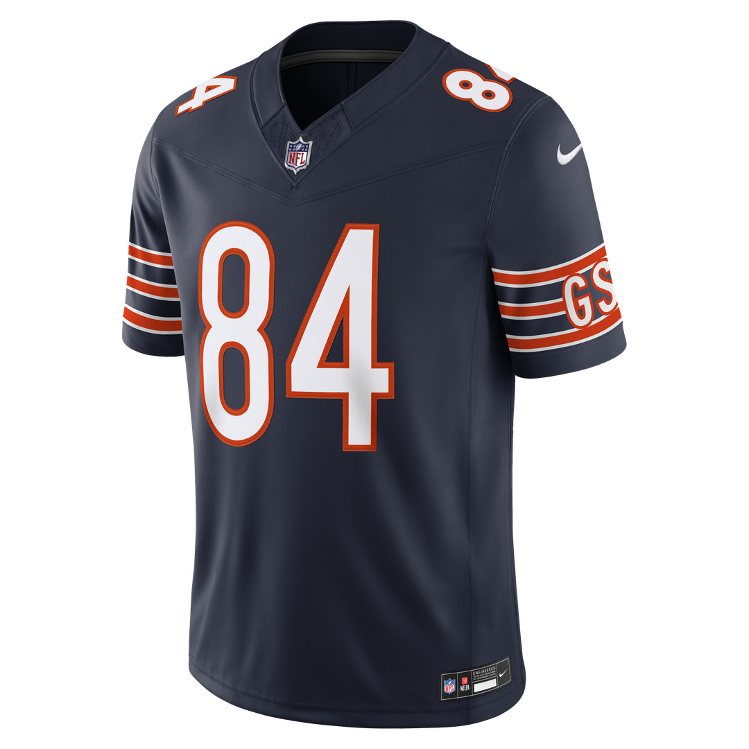 Chicago Bears Colston Loveland Nike Navy Team Vapor F.U.S.E. Stitched Limited Jersey product image 2, provided for visual
