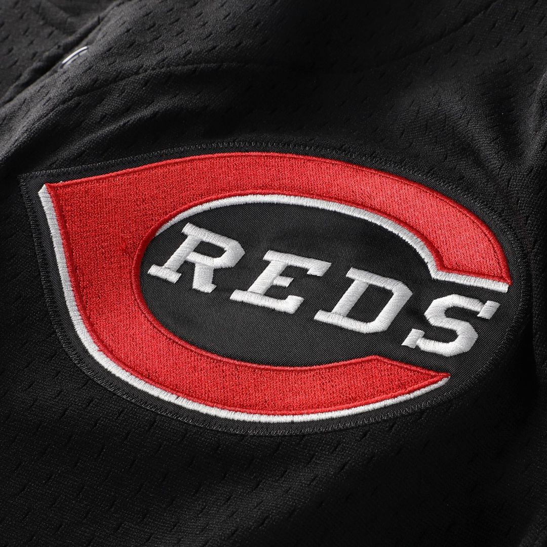 Cincinnati Reds Barry Larkin Mitchell & Ness Red Throwback Cooperstown Mesh Batting Practice Jersey product image 20,
