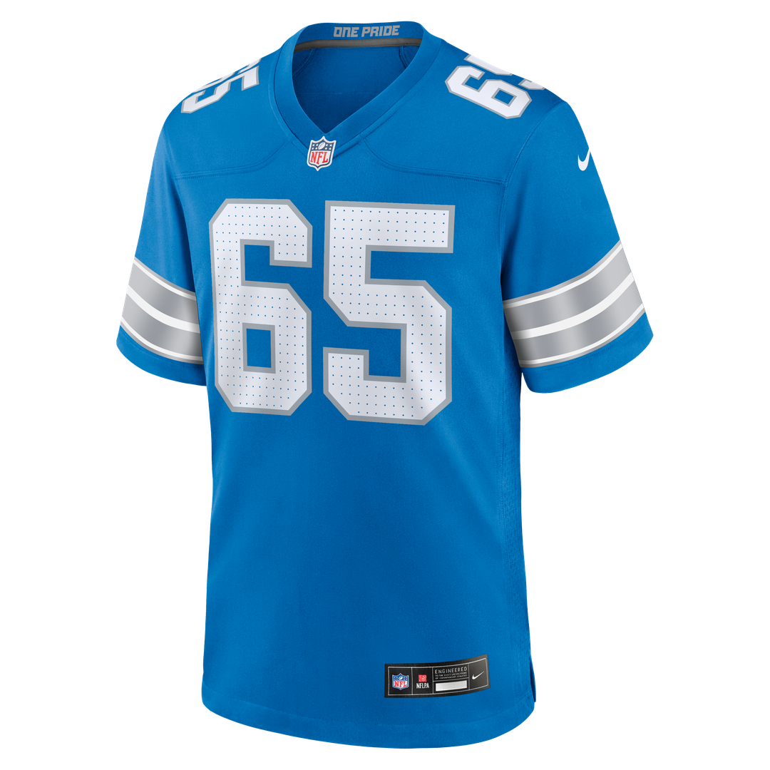 Detroit Lions Seth McLaughlin Nike Blue Team Game Jersey product image 2, provided for visual reference and product detail
