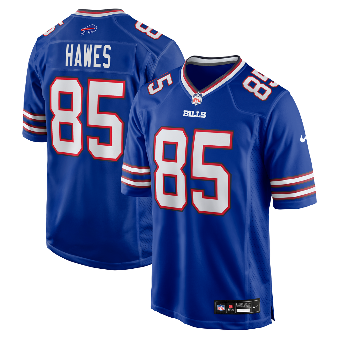 Buffalo Bills Jackson Hawes Nike Royal Team Game Jersey product image 1, provided for visual reference and product detail