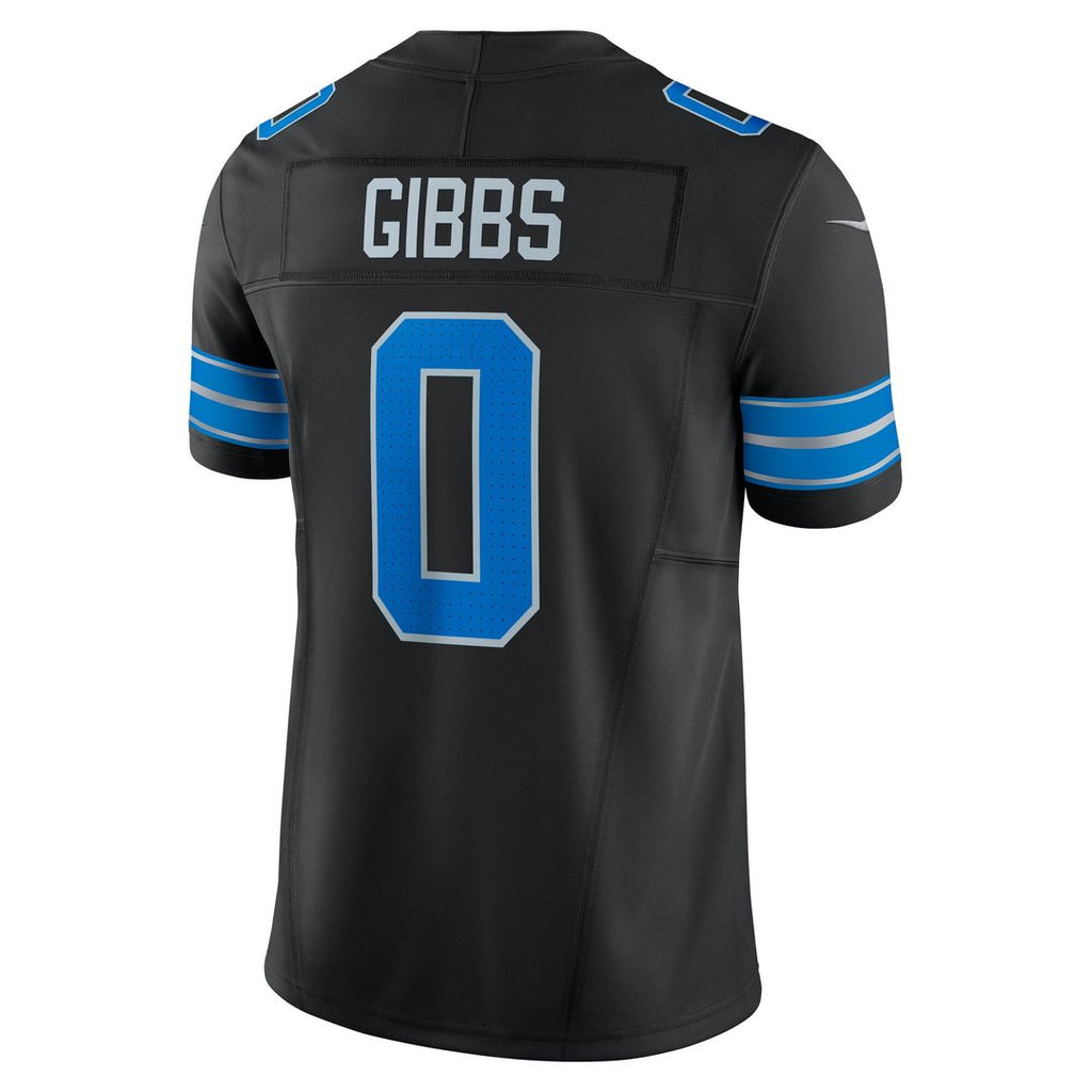 Detroit Lions Jahmyr Gibbs Nike Black 2nd Alternate Vapor F.U.S.E. Limited Jersey product image 3, provided for visual