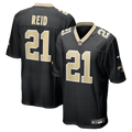 New Orleans Saints Justin Reid Nike Black Team Game Jersey product image 1, provided for visual reference and product detail