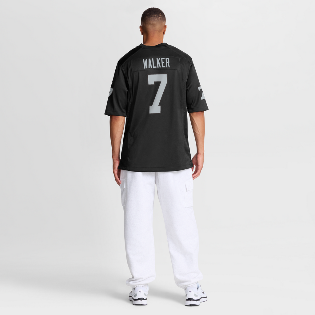 Las Vegas Raiders Quay Walker Nike Black Team Game Jersey product image 5, provided for visual reference and product detail