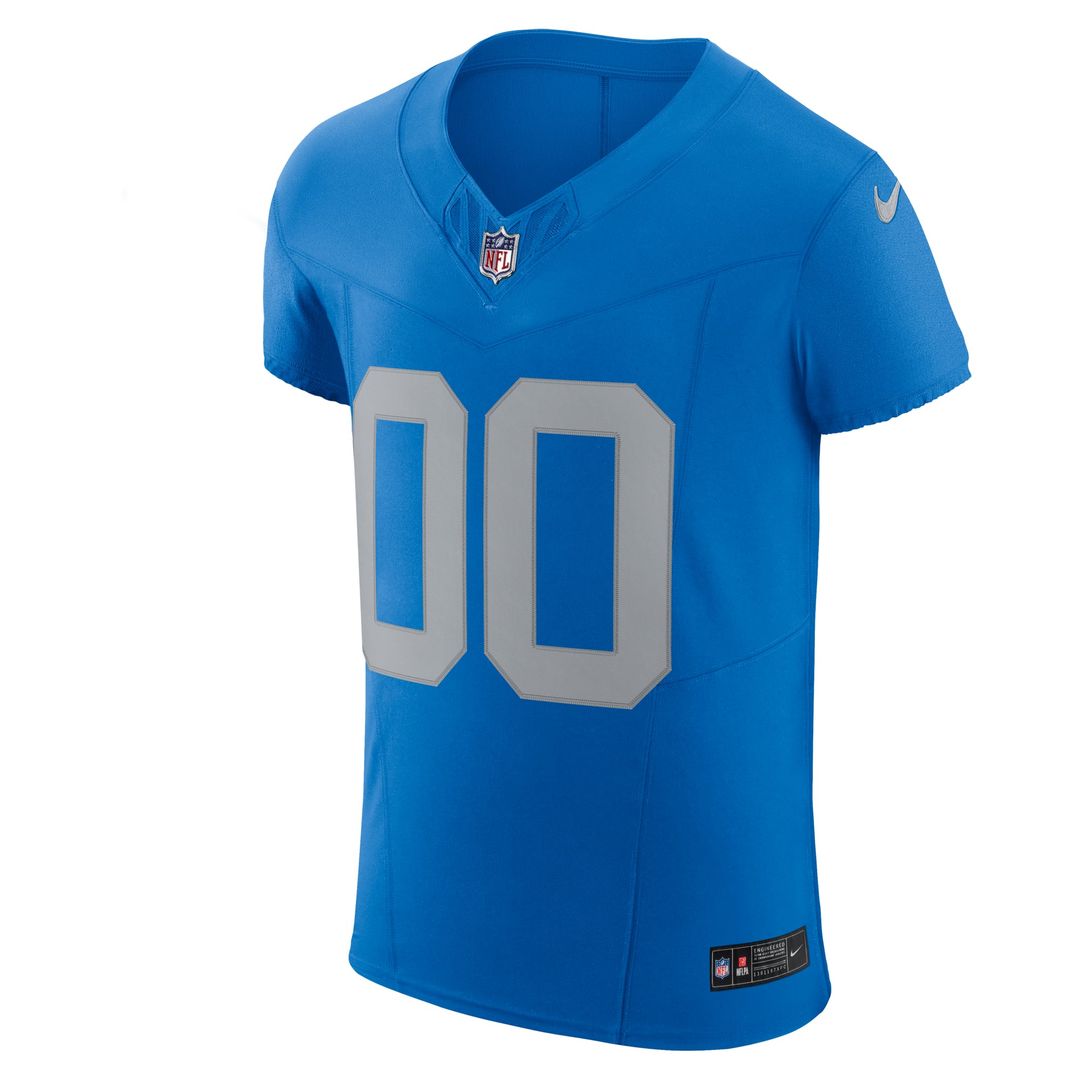 Detroit Lions Nike Blue Alternate Vapor F.U.S.E. Elite Custom Jersey product image 2, provided for visual reference and