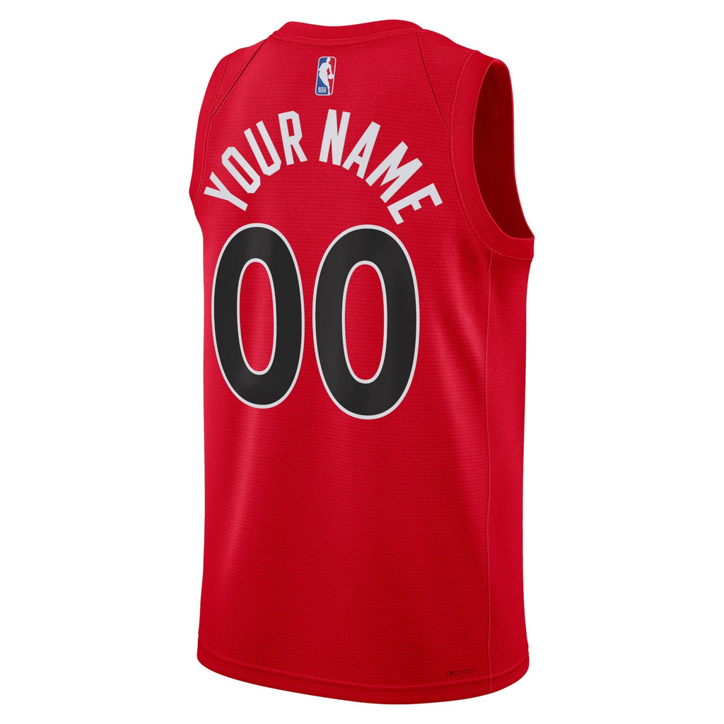 Toronto Raptors Nike Icon Swingman Jersey - Custom - Unisex product image 3, provided for visual reference and product