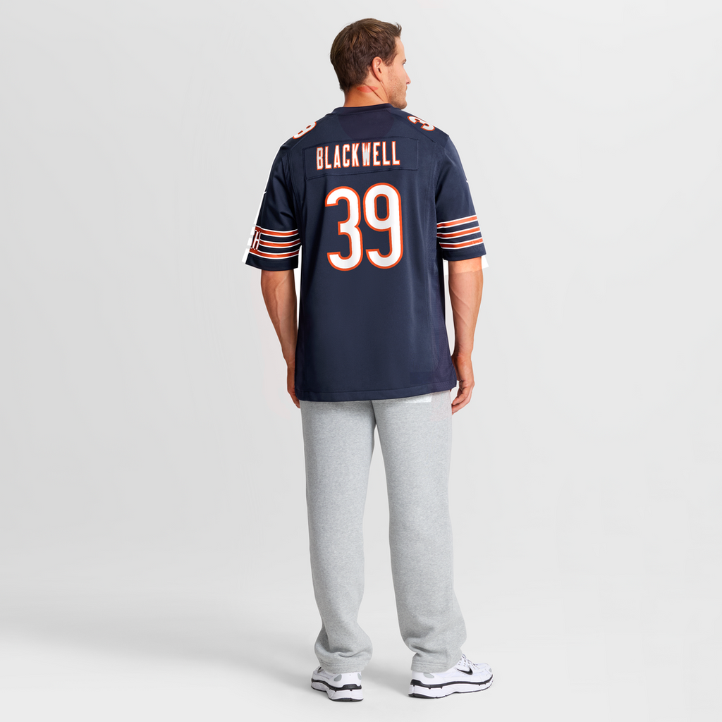 Chicago Bears Josh Blackwell Nike Navy Game Player Jersey product image 5, provided for visual reference and product detail