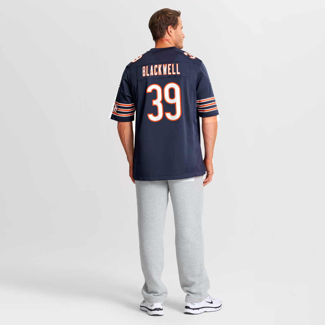 Chicago Bears Josh Blackwell Nike Navy Game Player Jersey product image 5, provided for visual reference and product detail