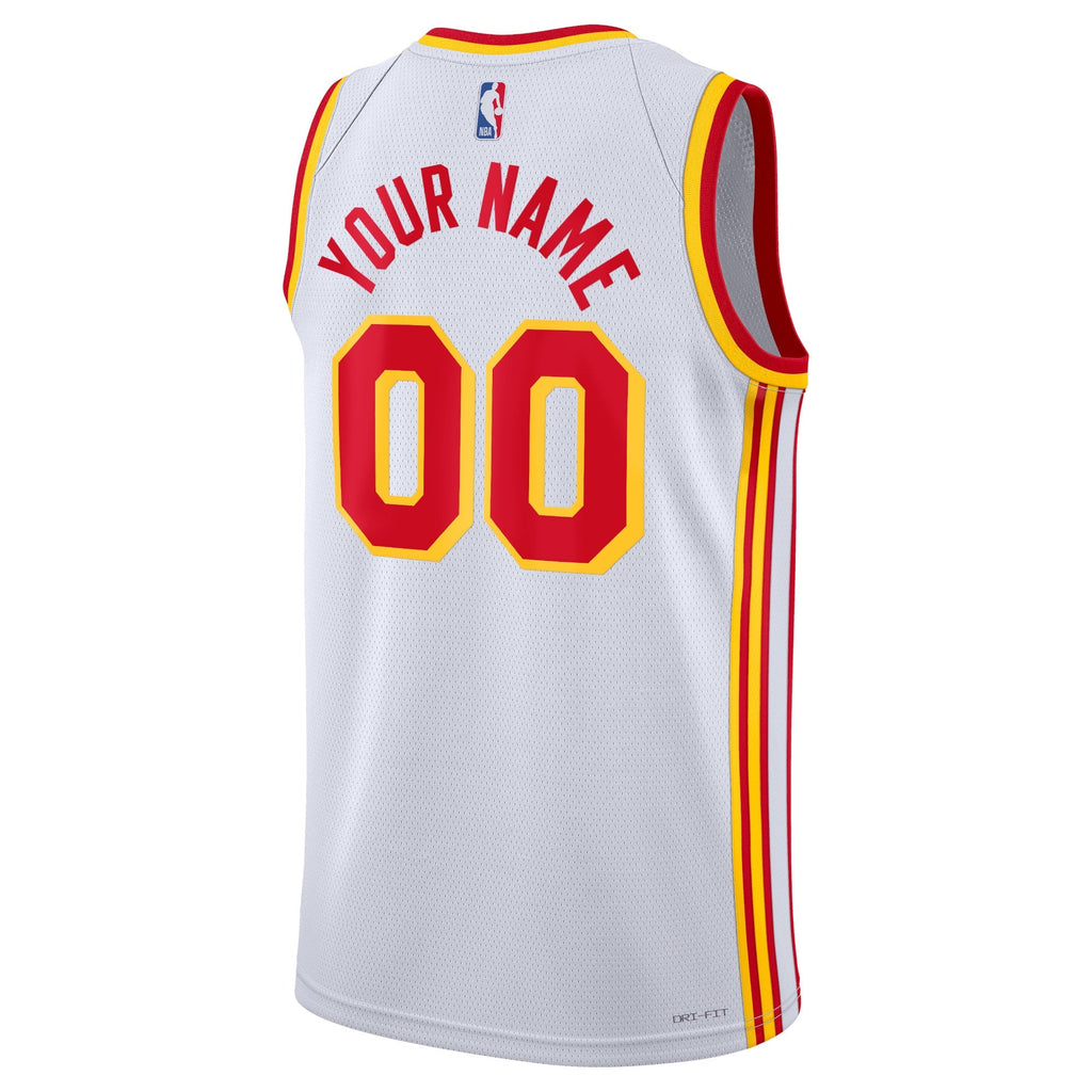 Atlanta Hawks Nike Association Swingman Jersey - Custom - Unisex product image 3, provided for visual reference and product