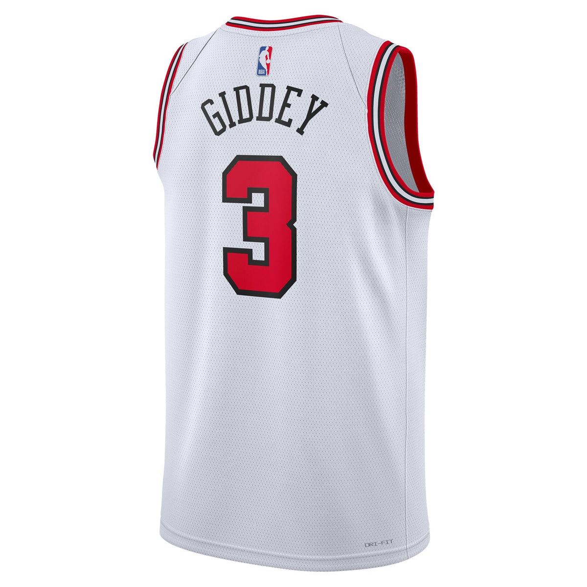 Chicago Bulls Nike Association Edition Swingman Jersey - White - Josh Giddey - Unisex product image 4, provided for visual