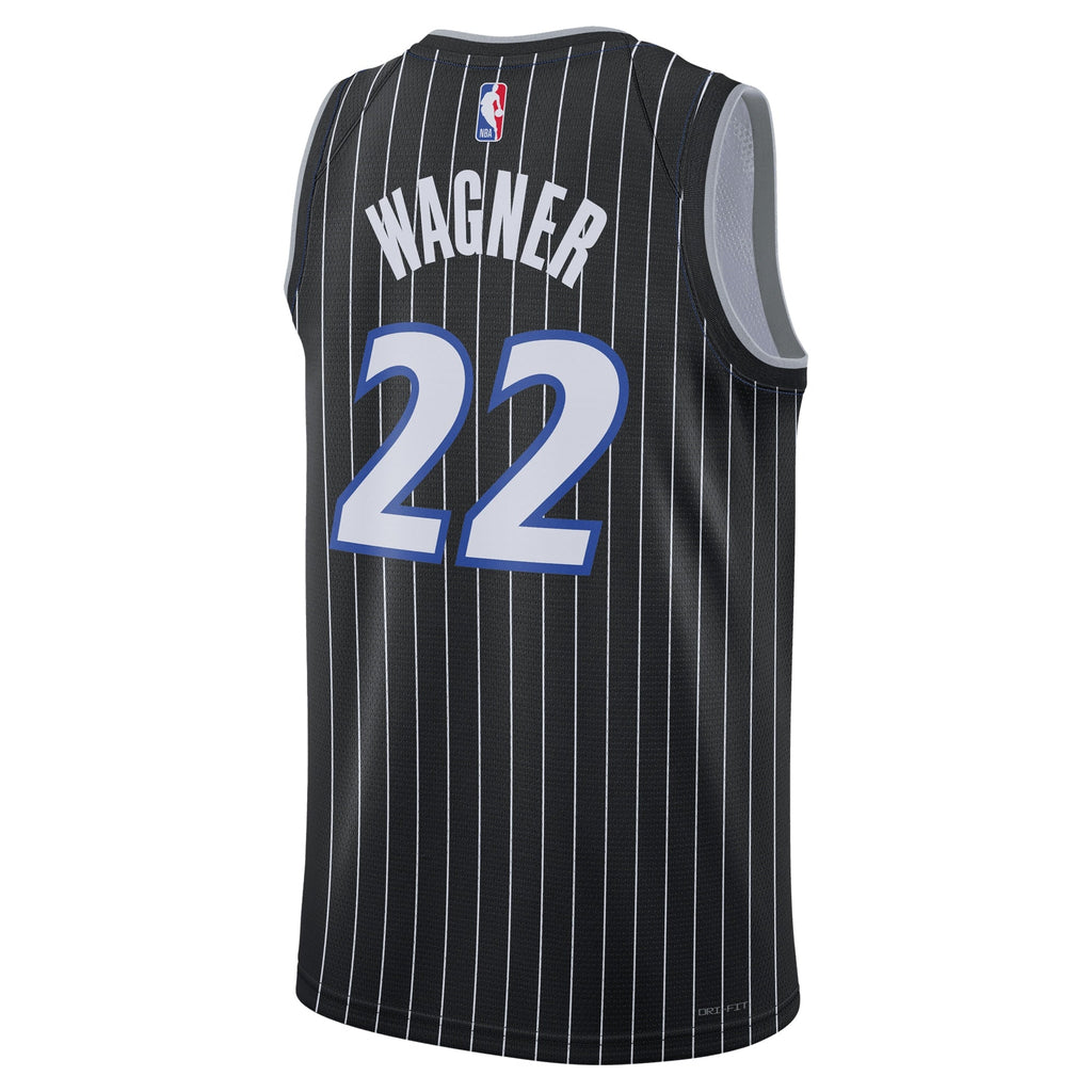Orlando Magic Jordan Brand Statement Edition Swingman Jersey - Black - Franz Wagner - Unisex product image 4, provided for