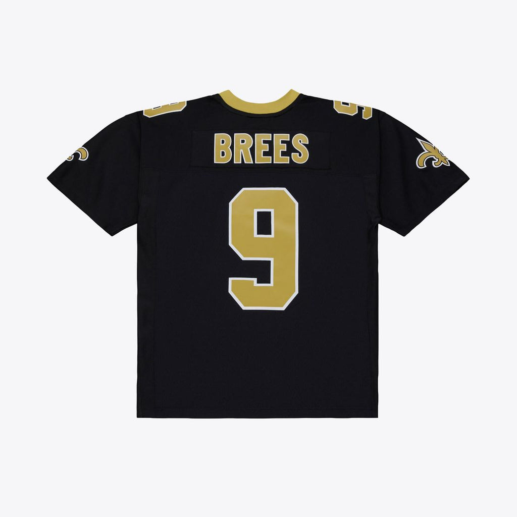 New Orleans Saints Drew Brees Mitchell & Ness Black 2009 Legacy Jersey product image 3, provided for visual reference and