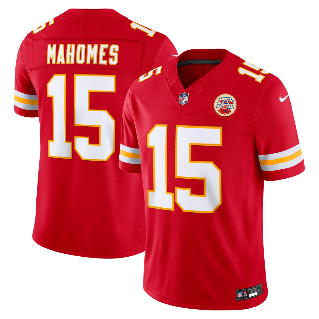 Kansas City Chiefs Patrick Mahomes Nike White Vapor F.U.S.E. Stitched Limited Jersey product image 7, provided for visual
