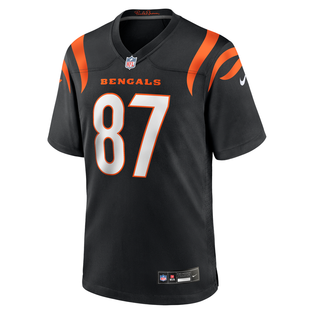 Cincinnati Bengals Tanner Hudson Nike Black Home Game Player Jersey product image 2, provided for visual reference and