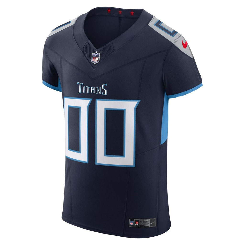 Tennessee Titans Nike Navy Vapor F.U.S.E. Elite Custom Jersey product image 2, provided for visual reference and product