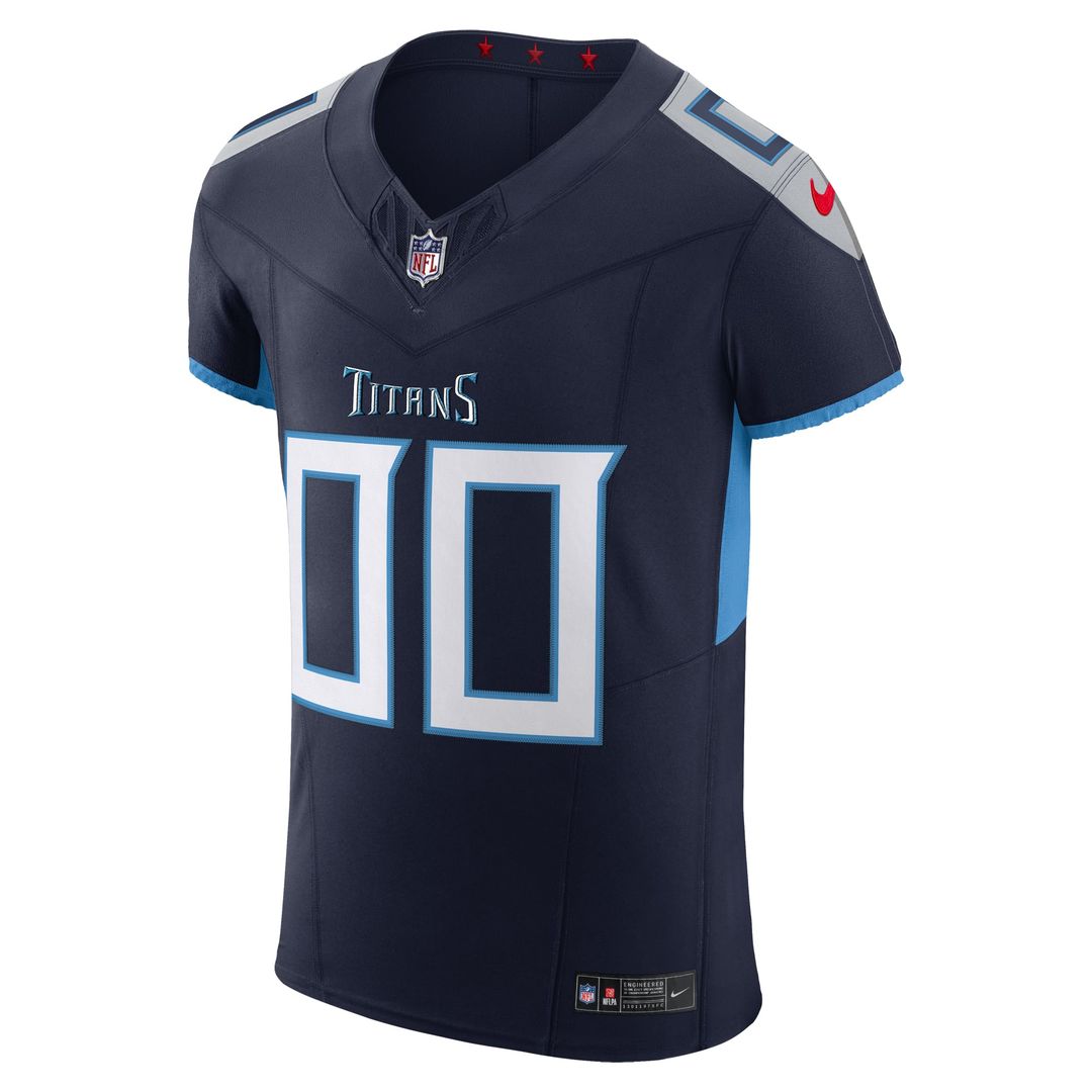 Tennessee Titans Nike Navy Vapor F.U.S.E. Elite Custom Jersey product image 2, provided for visual reference and product