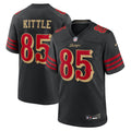San Francisco 49ers George Kittle Nike Black Rivalries Collection Game Jersey product image 1, provided for visual reference