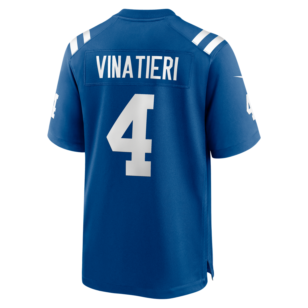 Indianapolis Colts Adam Vinatieri Nike Royal Team Retired Game Jersey product image 5, provided for visual reference and