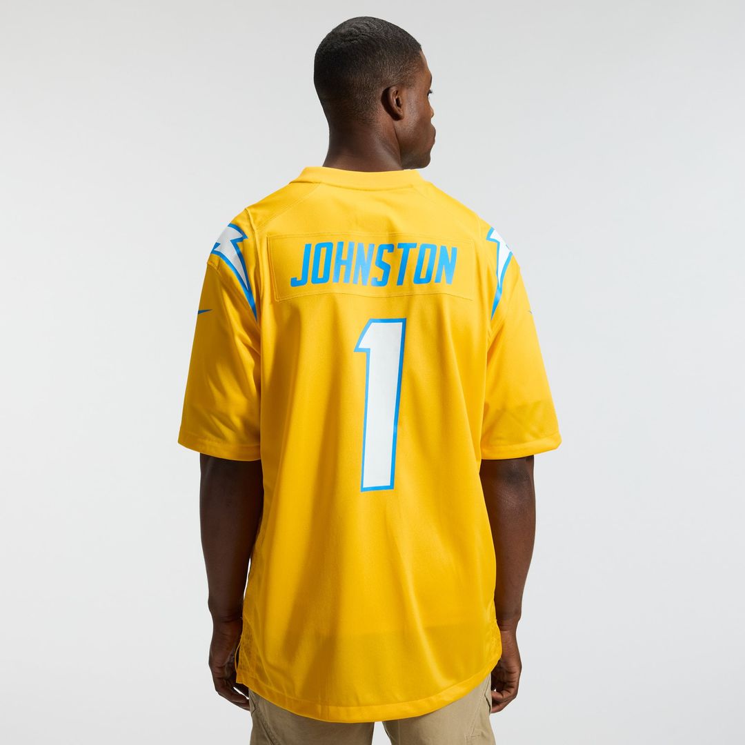 Los Angeles Chargers Quentin Johnston Nike Gold Alternate Charger Power Game Player Jersey product image 16, provided for