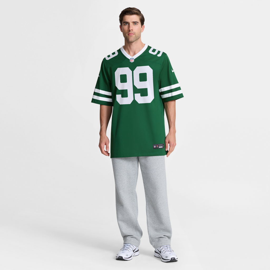 New York Jets Will McDonald IV Nike Legacy Black Alternate Game Jersey product image 19, provided for visual reference and