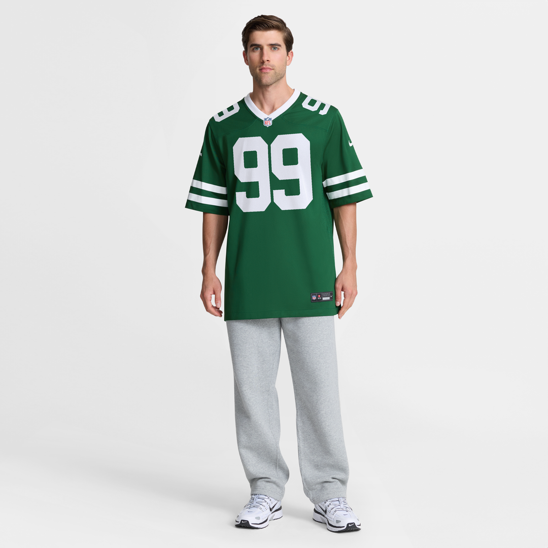 New York Jets Will McDonald IV Nike Legacy Black Alternate Game Jersey product image 19, provided for visual reference and