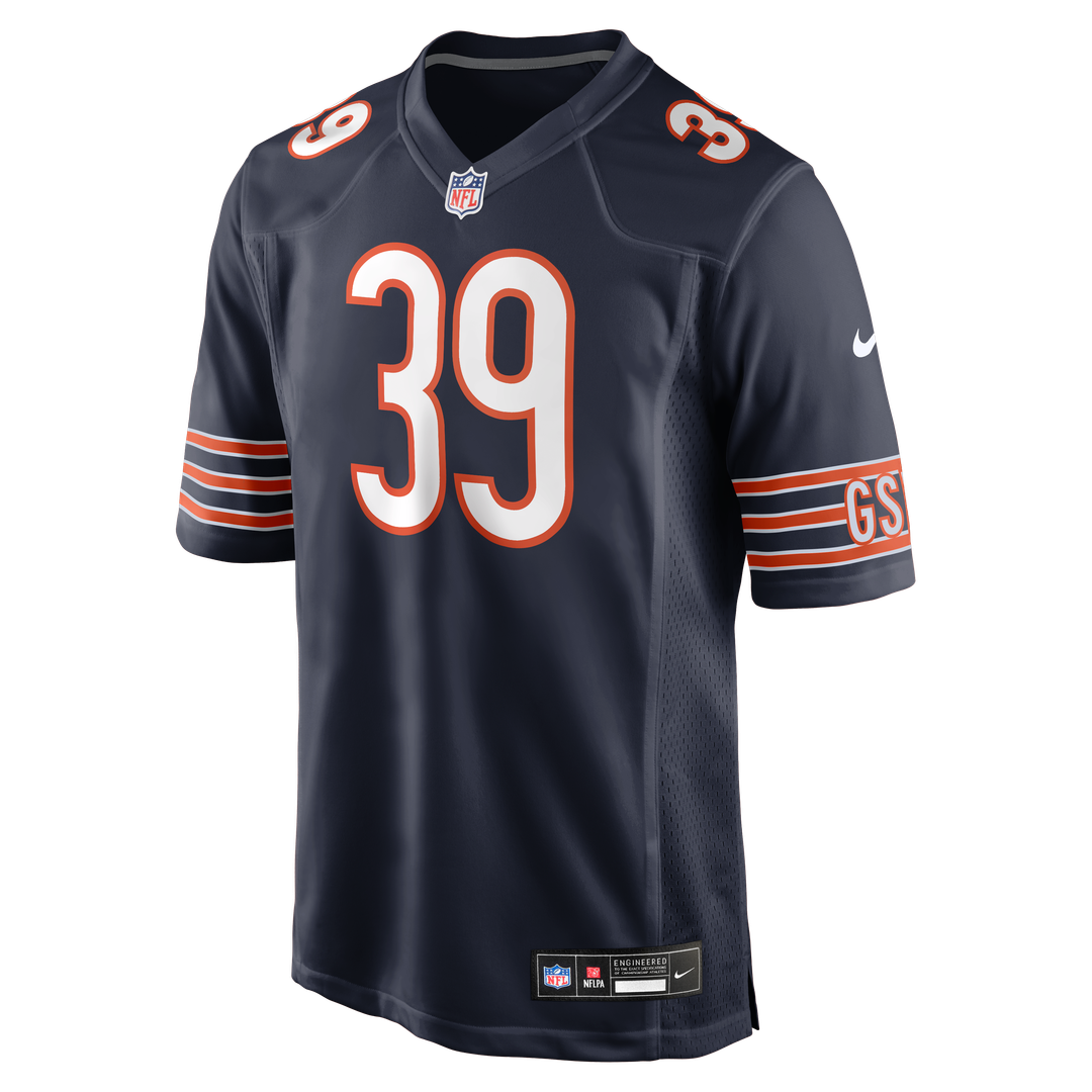 Chicago Bears Josh Blackwell Nike Navy Game Player Jersey product image 2, provided for visual reference and product detail
