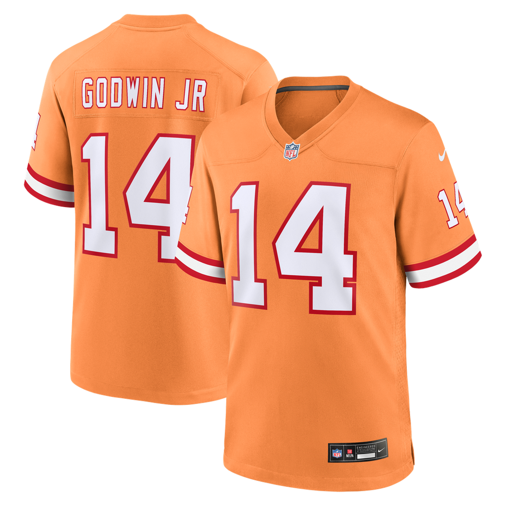 Tampa Bay Buccaneers Chris Godwin Jr. Nike Orange Alternate Game Player Jersey product image 1, provided for visual