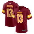 Washington Commanders Tay Martin Nike Burgundy Team Game Jersey product image 1, provided for visual reference and product