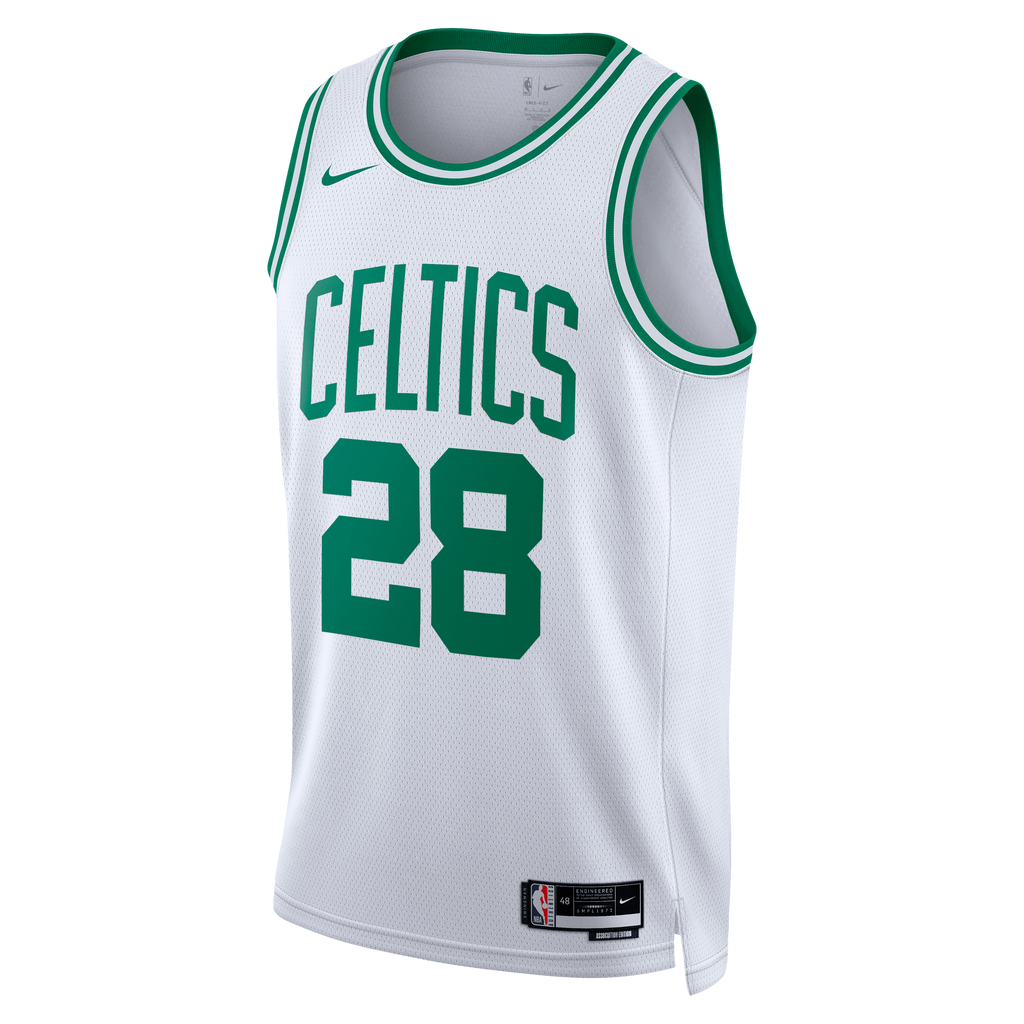 Boston Celtics Nike Association Edition Swingman Jersey - White - Hugo González - Unisex product image 3, provided for