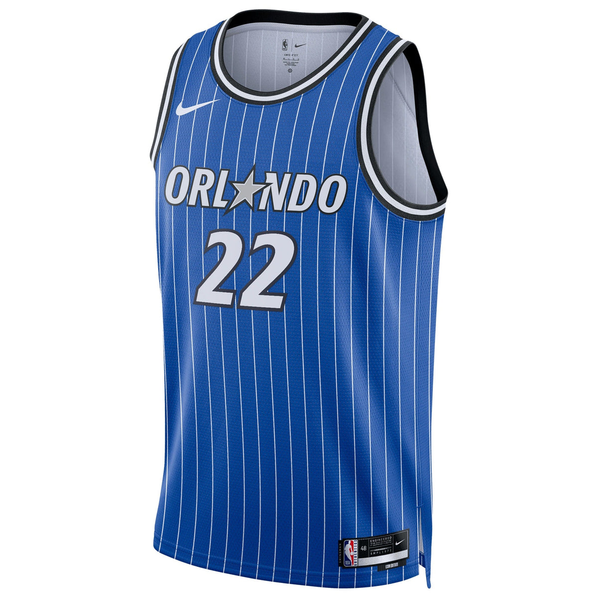 Orlando Magic Nike Replica Icon Edition Swingman Jersey - Blue - Franz Wagner - Unisex product image 3, provided for visual