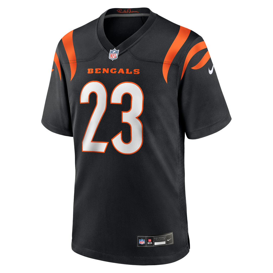 Cincinnati Bengals Daxton Hill Nike Black Player Game Jersey product image 2, provided for visual reference and product