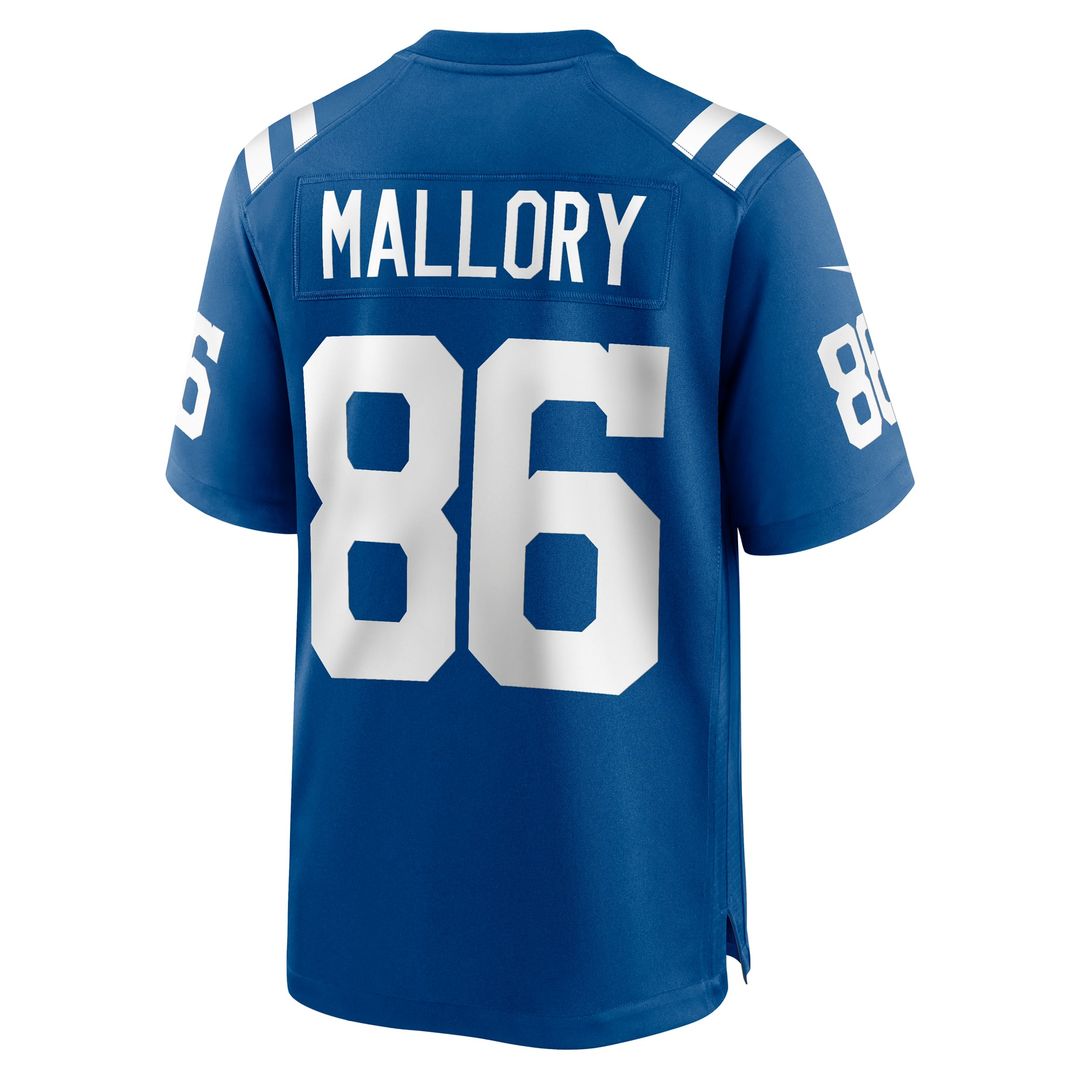 Indianapolis Colts Will Mallory Nike Royal Team Game Jersey product image 3, provided for visual reference and product