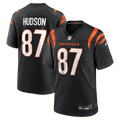 Cincinnati Bengals Tanner Hudson Nike Black Home Game Player Jersey product image 1, provided for visual reference and