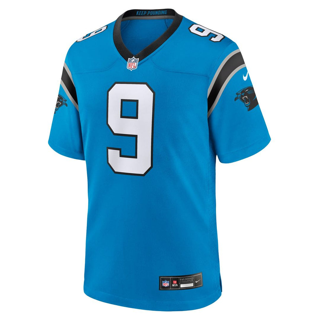 Carolina Panthers Bryce Young Nike Blue Alternate Game Jersey product image 2, provided for visual reference and product