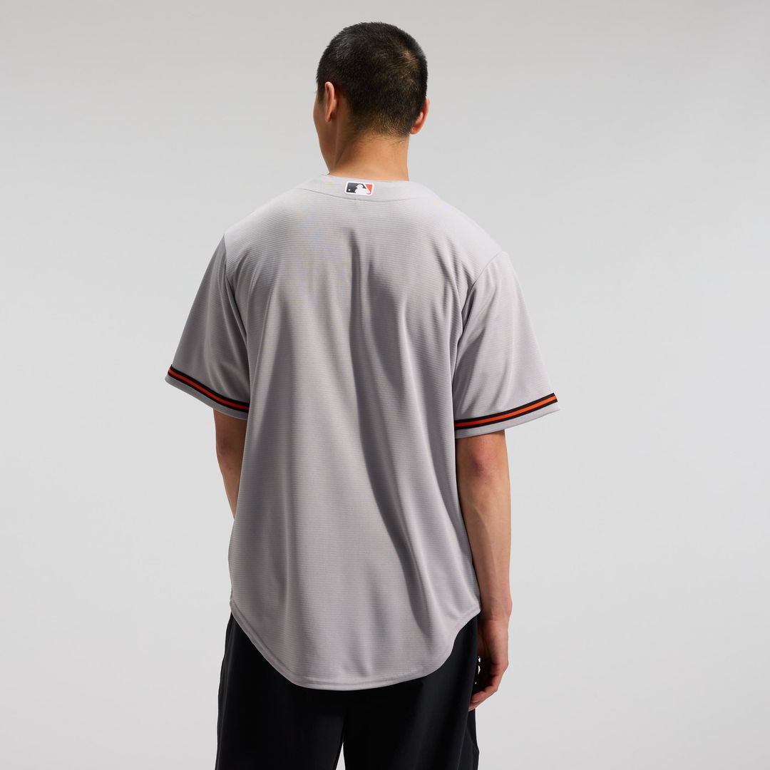 Baltimore Orioles Nike Gray Road Replica Team Jersey product image 2, provided for visual reference and product detail review