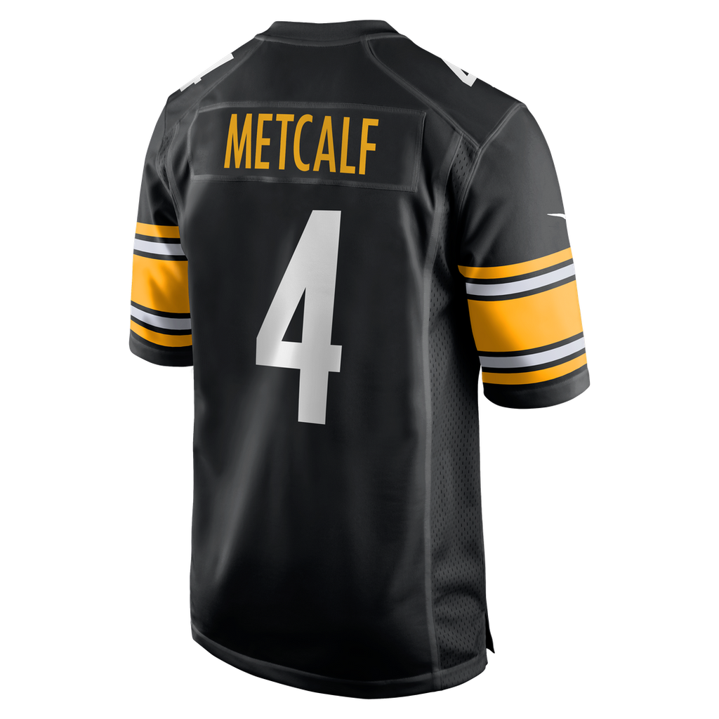 Pittsburgh Steelers DK Metcalf Nike Black Game Player Jersey product image 11, provided for visual reference and product